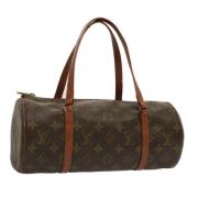 Pre-owned Canvas handbags Louis Vuitton Vintage , Brown , Dames