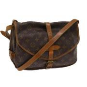 Pre-owned Canvas louis-vuitton-bags Louis Vuitton Vintage , Brown , Da...