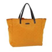 Pre-owned Canvas totes Gucci Vintage , Orange , Dames