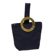 Pre-owned Nylon pouches Celine Vintage , Blue , Dames