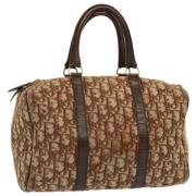 Pre-owned Canvas travel-bags Dior Vintage , Brown , Dames