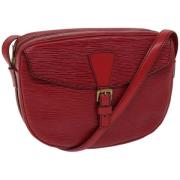 Pre-owned Leather shoulder-bags Louis Vuitton Vintage , Red , Dames