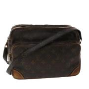 Pre-owned Canvas shoulder-bags Louis Vuitton Vintage , Brown , Dames