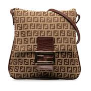 Pre-owned Leather fendi-bags Fendi Vintage , Brown , Dames