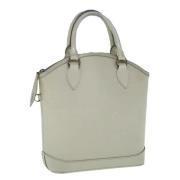 Pre-owned Leather handbags Louis Vuitton Vintage , White , Dames