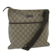 Pre-owned Leather gucci-bags Gucci Vintage , Beige , Dames