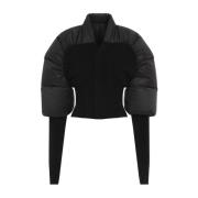 Duvetina Mini Jacket Rick Owens , Black , Dames