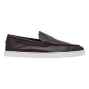 Varsiboat Klassieke Mocassin Stijl Schoen Christian Louboutin , Brown ...