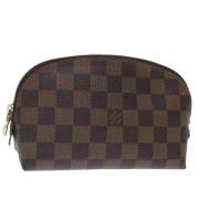 Pre-owned Canvas pouches Louis Vuitton Vintage , Brown , Dames