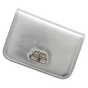 Pre-owned Leather wallets Balenciaga Vintage , Gray , Dames