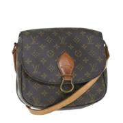 Pre-owned Canvas louis-vuitton-bags Louis Vuitton Vintage , Brown , Da...