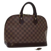 Pre-owned Canvas handbags Louis Vuitton Vintage , Brown , Dames