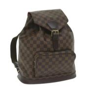 Pre-owned Canvas backpacks Louis Vuitton Vintage , Brown , Dames