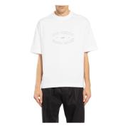 College Skate Tee Zwart Wit Off White , White , Heren