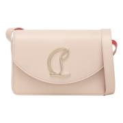 Kleine Crossbody Tas Loubi54 Stijl Christian Louboutin , Beige , Dames