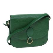 Pre-owned Leather louis-vuitton-bags Louis Vuitton Vintage , Green , D...