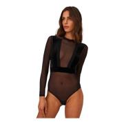 It Suits You Bodysuit Undress Code , Black , Dames