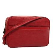 Pre-owned Leather louis-vuitton-bags Louis Vuitton Vintage , Red , Dam...