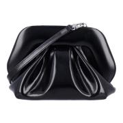 Zwarte Vegan Stof Clutch Handtas THEMOIRè , Black , Dames