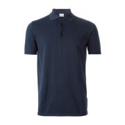 Navy Polo Shirt voor Mannen Aspesi , Blue , Heren