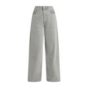 Relaxte Baggy Jeans Agolde , Gray , Dames