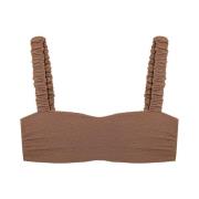 Chic Bikini Top Praline Undress Code , Brown , Dames