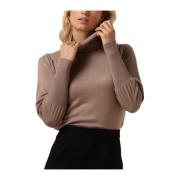 Basic Knit Blouse Dames Truien & Vesten Notre-v , Brown , Dames