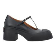 Zwarte Platform Mary Jane Schoenen Marni , Black , Dames