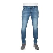 Blauwe Denim Jeans Guess , Blue , Heren