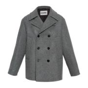 Wollen jas Jil Sander , Gray , Heren