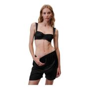 Zwarte Ondersteunde Tencel Bh Undress Code , Black , Dames