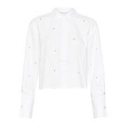 Geknipte Blouse Wit Karen by Simonsen , White , Dames