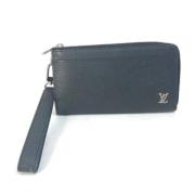 Pre-owned Leather wallets Louis Vuitton Vintage , Black , Dames