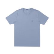 Schaar Regular Tee Korte Mouw Denham The Jeanmaker , Blue , Heren