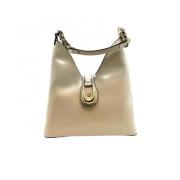 Ivoor Schoudertas Saffiano Stijl Pollini , Beige , Dames