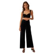 Midnight Noise Trousers Black Undress Code , Black , Dames