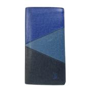 Pre-owned Leather wallets Louis Vuitton Vintage , Blue , Dames