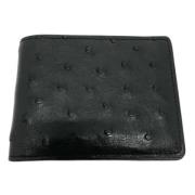 Pre-owned Leather wallets Louis Vuitton Vintage , Black , Dames