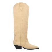 Beige Suède Cowboy Laarzen Isabel Marant , Beige , Dames