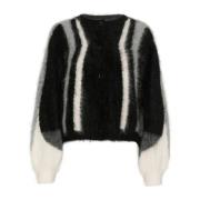 Safigz Cardigan Knit Gestuz , Black , Dames