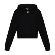 Sweatshirt met Logo Palm Angels , Black , Dames