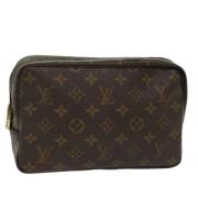 Pre-owned Canvas clutches Louis Vuitton Vintage , Brown , Dames