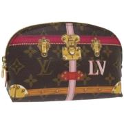 Pre-owned Canvas pouches Louis Vuitton Vintage , Brown , Dames