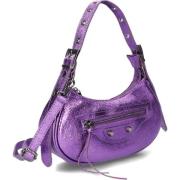 Paarse Metallic Schoudertas Britt Notre-v , Purple , Dames