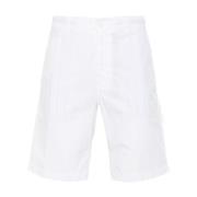 Witte Casual Shorts voor Vrouwen Aspesi , White , Heren