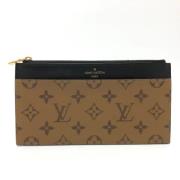 Pre-owned Canvas wallets Louis Vuitton Vintage , Brown , Dames