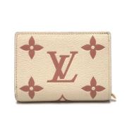 Pre-owned Fabric wallets Louis Vuitton Vintage , Beige , Dames