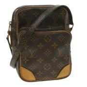 Pre-owned Canvas louis-vuitton-bags Louis Vuitton Vintage , Brown , Da...