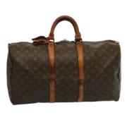 Pre-owned Canvas travel-bags Louis Vuitton Vintage , Brown , Dames