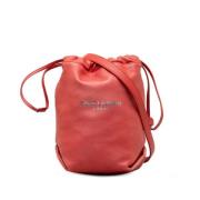 Pre-owned Leather crossbody-bags Yves Saint Laurent Vintage , Red , Da...